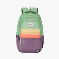 Genie Harper 36L Backpack for Girls With Rain Cover, Premium Nylon Fabric, Water Resistance, and Easy Access Pockets - Green