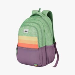 Genie Harper 36L Backpack for Girls With Rain Cover, Premium Nylon Fabric, Water Resistance, and Easy Access Pockets - Green