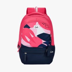 Genie Lucy 40L  Backpack For Girls With Laptop Sleeve, Large Capacity, Water Resistance - Pink