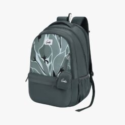 Genie Charlotte 40L School Bags Backpack With Laptop Sleeve, Easy Access Pockets, and 3 Compartments - Charcoal Black