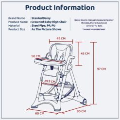 Specification of Baby High Chair