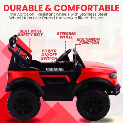 durable and comfortable kids jeep