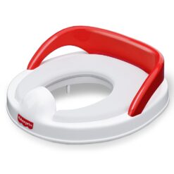 Fisher-price Kids Potty Seat, Anti-Slip Design and Splash Guard for Boys & Girls First Year Potty Training Seat - Red White