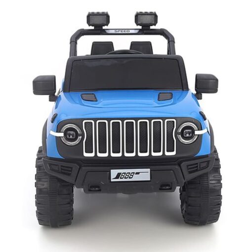 front view b8 mercedes for kids blue
