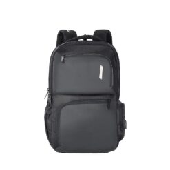 American Tourister Students Backpacks With Detachable Laptop Sleeve, USB Port, Hidden Pocket 29 Ltrs Bags - Segno Basic Black