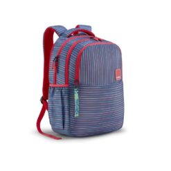 American Tourister Polyester Cute Bags For Kids with 3 Full Compartments, 26 Ltr Backpacks - Mia 3.0 Grey