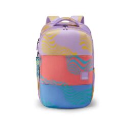 American Tourister Stylish Bags For Students with Rain Cover, 3 Compartments, 26 Ltr Backpacks - Mia 3.0 Multicolor