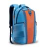 American Tourister Kids Backpacks For Students with 2 Full Compartments 2 Side Pockets, 33 Ltr Bags - Herd 3.0 Blue-Orange