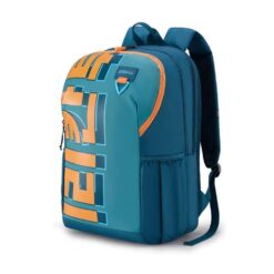 American Tourister Water Resistance School Bags With Cuzy Polyester, 33 Ltr, 2 Full Compartments - Herd 3.0 Teal-Blue