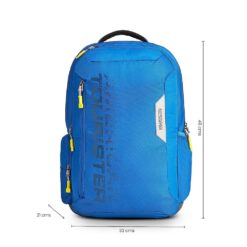 American Tourister Fashionable Kids School Backpacks with 3 Full Compartment 1 Side Packet, Waterproof, 34.5 Ltrs Bags - Brett 3.0 Vallarta Blue