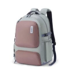 American Tourister Unisex Backpacks with 3 Full Compartment 2 Front Pocket, Waterproof 34.5 Ltrs Bags - Brett 3.0 Sage-Brown