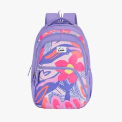 Genie Paradise 36L School Backpack With Rain cover, Laptop Sleeve, and Extra Padding Shoulder Straps - Lavender