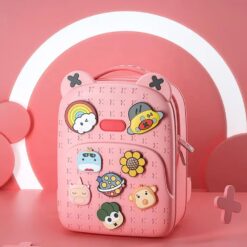 StarAndDaisy School Bag for Kids with Adjustable Straps, Ultralight & Trendy Baby Backpack for Girls & Boys - Pink