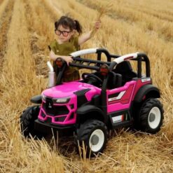 Miniature Battery-Operated Tractor for Kids