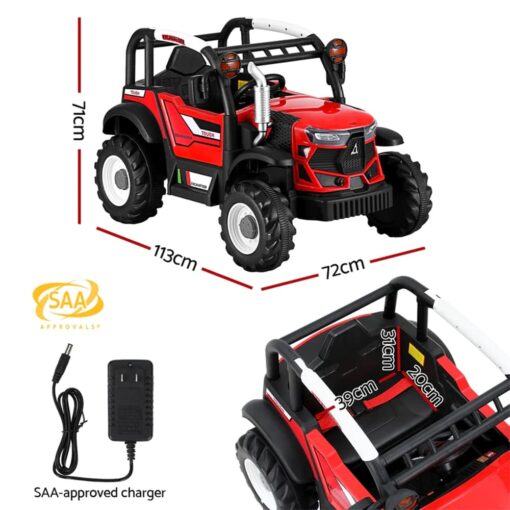 Dimension pf Battery-operated Ride-on Tractor