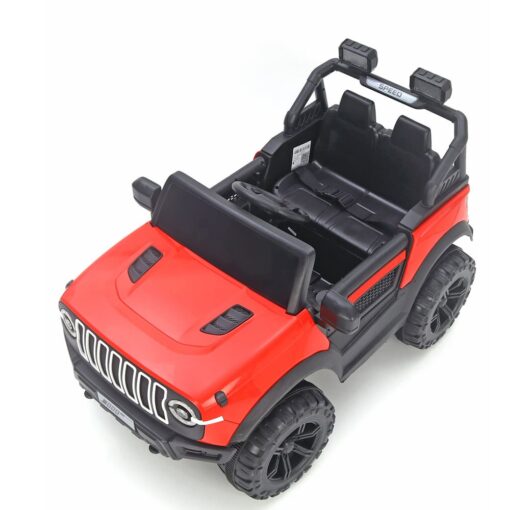 spacious b8 mercedes for kids red