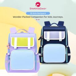StarAndDaisy Children School Backpack, British Style School Bag for Kids with Large Capacity