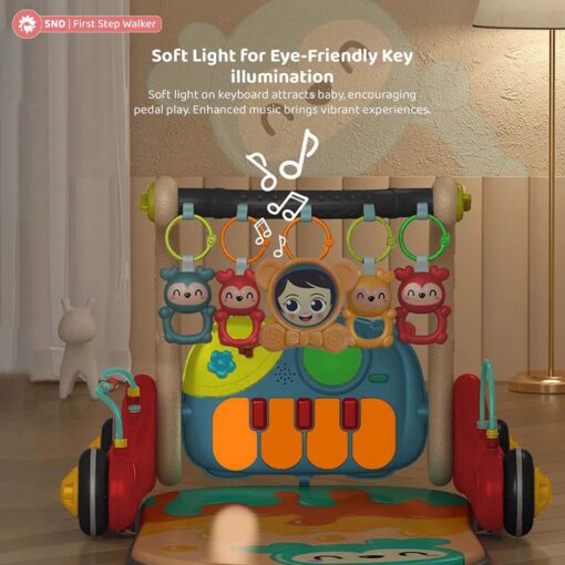 Baby Play Gym Cum Walker with Lights