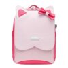 StarAndDaisy Kitty School Bag for Girls, Cute Cartoon Cat Shaped Backpacks For Kids, Kitten School Backpack - Pink & Red