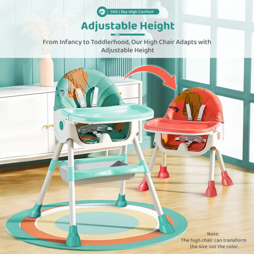 Baby High Chair with adjustable height