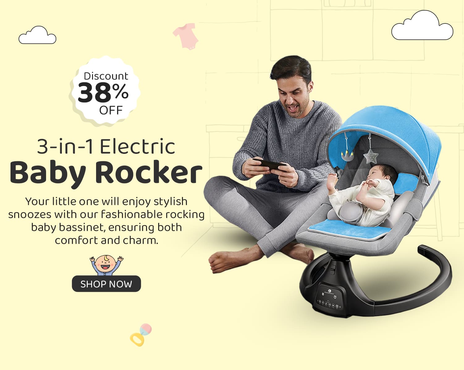 Electric Baby Cradle