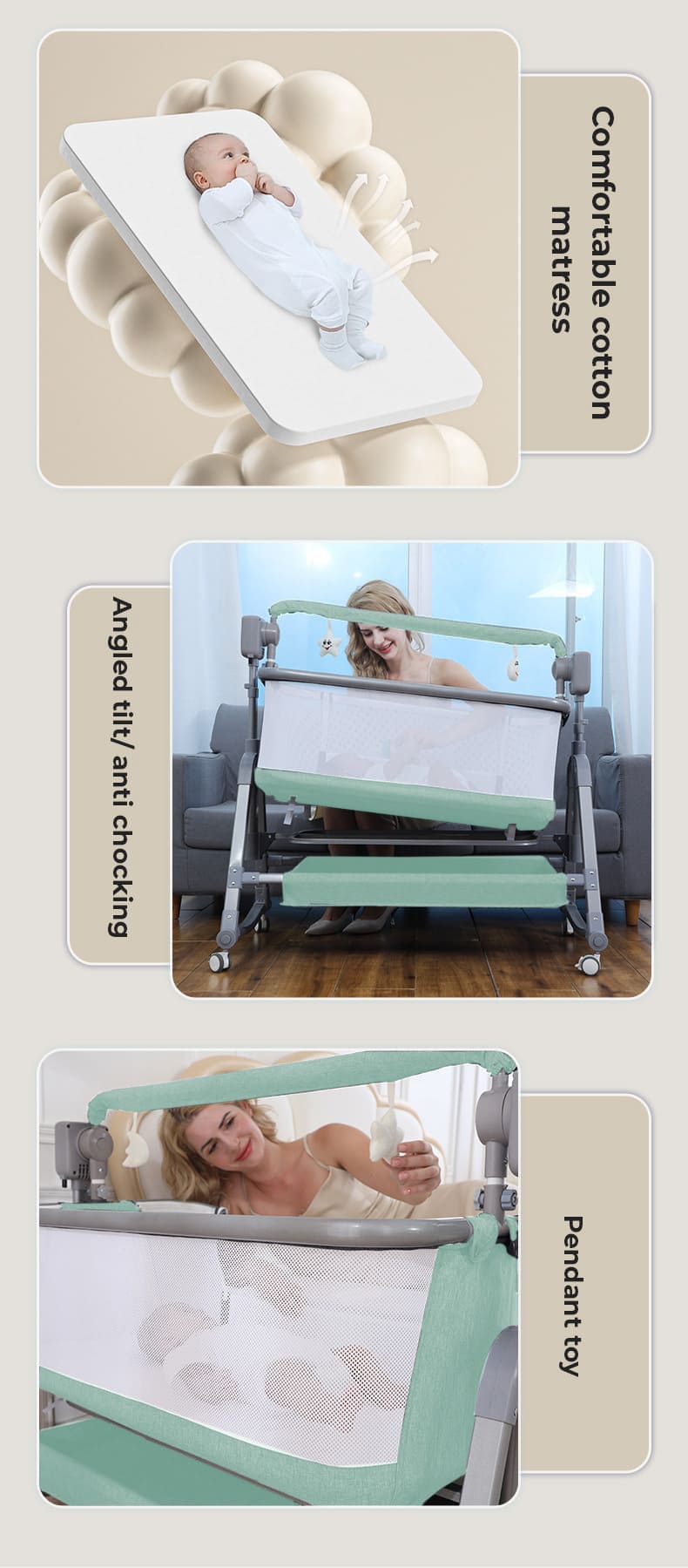 Automatice Baby Swing Cradle