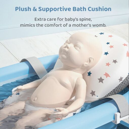 Baby Bath Tub with Supportive Cushion