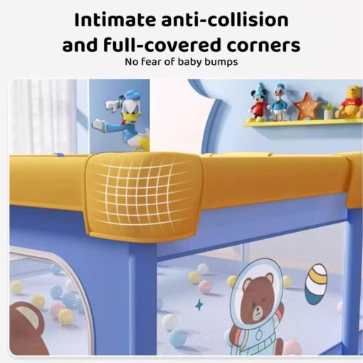 Baby Playpen with Full Covered Corner