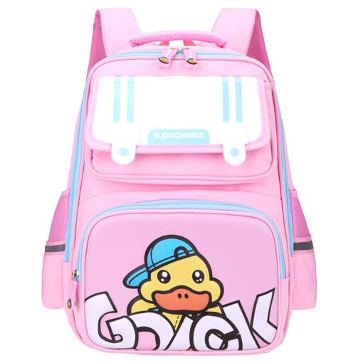StarAndDaisy Children School Backpack, Trendy Waterproof Schoolbag for Kids with Multiple Pocket - Pink