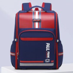 StarAndDaisy Paul Frank Trendy Children's Schoolbag, Waterproof Lightweight Backpack For Boys And Girls - Blue & Red
