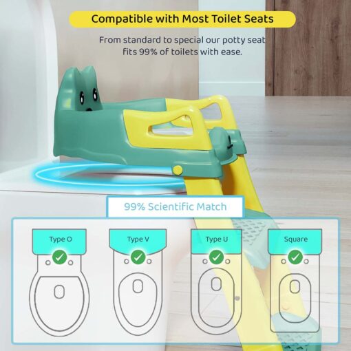 Potty Seat Suitable for Various Toilet Sizes