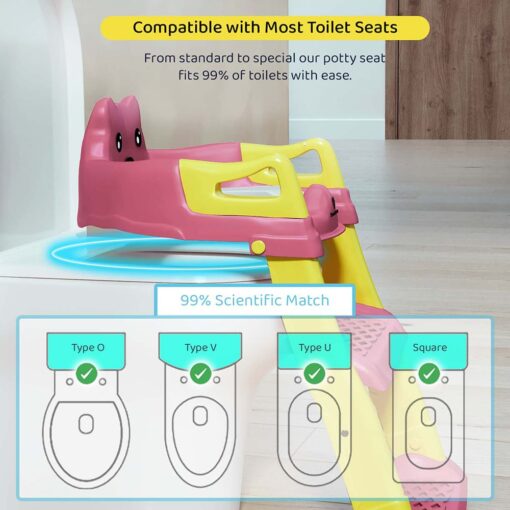 Potty Seat Suitable for Various Toilet Sizes