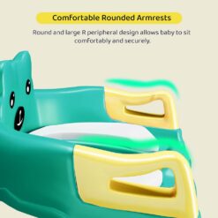 Potty seat with Rounded Armrests