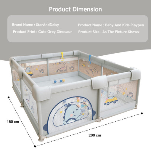 Product Dimension of Kids Playpen