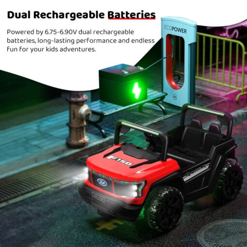 Rechargeable Electric Ride on Jeep-Red