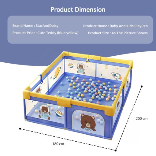 Specification of Baby Playpen-Blue