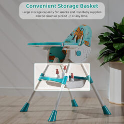Table Talk High Chair with Storage Basket
