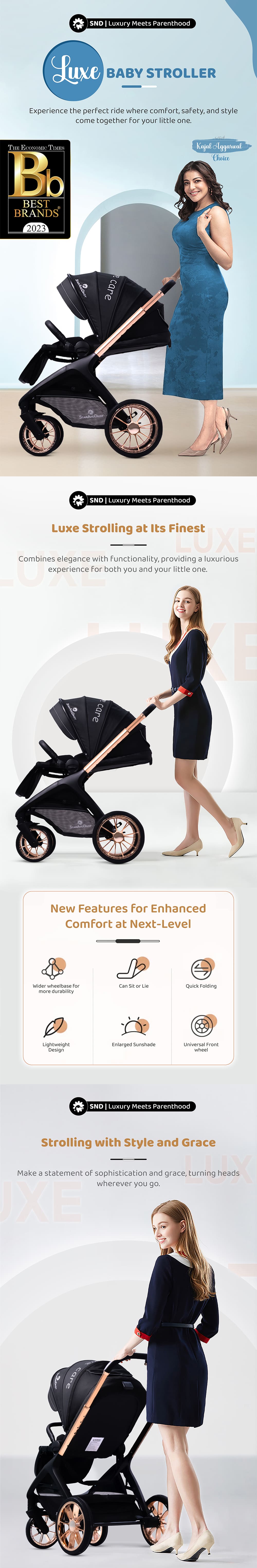 Luxury Baby Stroller for Travel