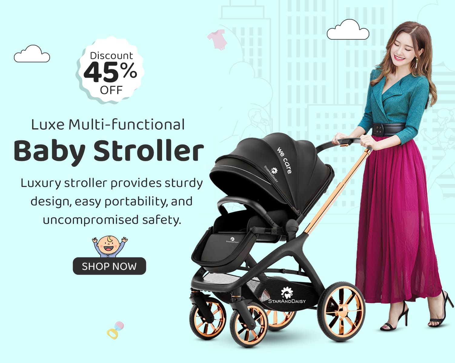 Cobaile Baby Stroller