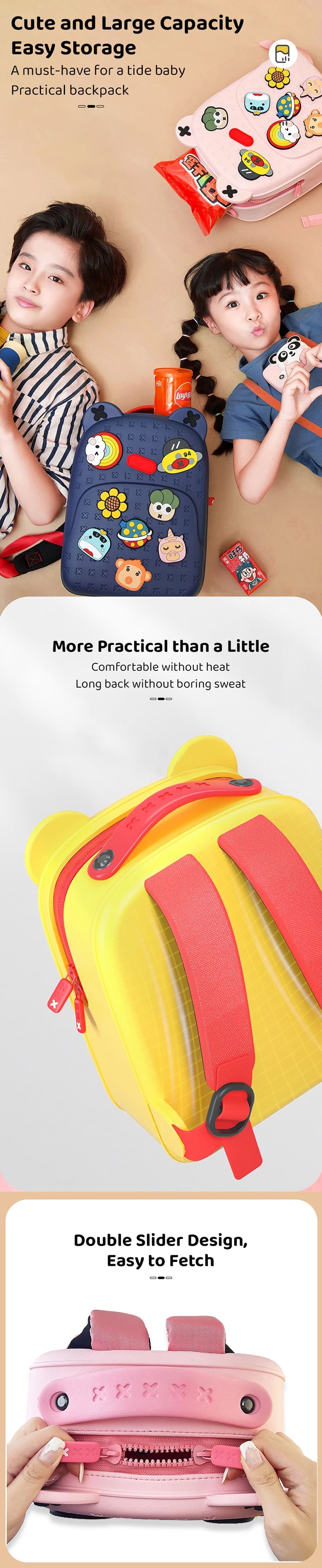 Kids School Backpack with Water-Resistant