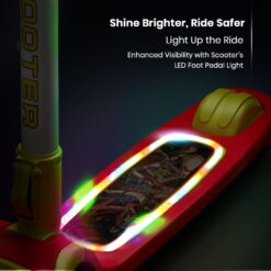 shine brighter ride safer kids scooter