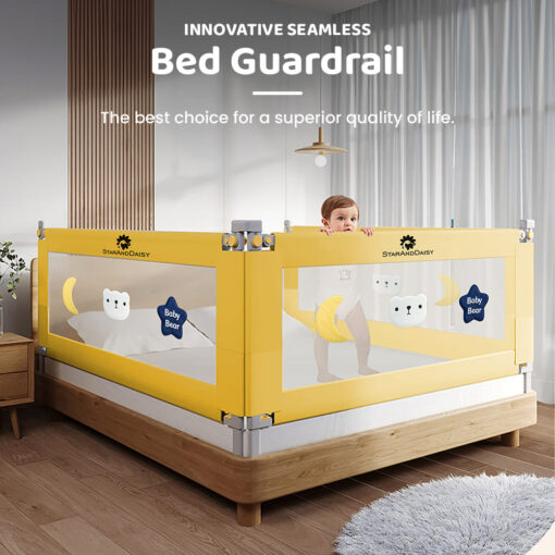 Bed Guardrail-U-Printed Yellow