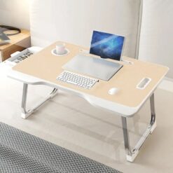SND Homes 'Bed Buddy' Laptop Desk, Portable Foldable Laptop Bed Table for Bed and Sofa with Drawer