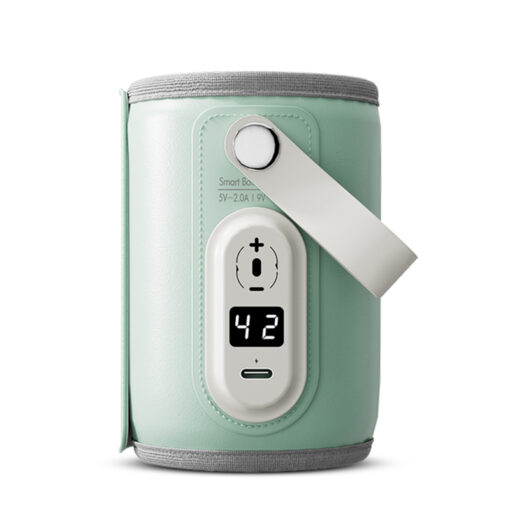 StarAndDaisy Baby Bottle Warmer, Feeding Bottle Warmer 10 Mins to Warm Baby Milk Using with USB Charging - Green