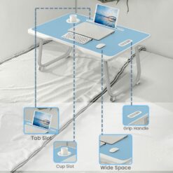 Buddy Stand Multi-Purpose Bed Table Blue
