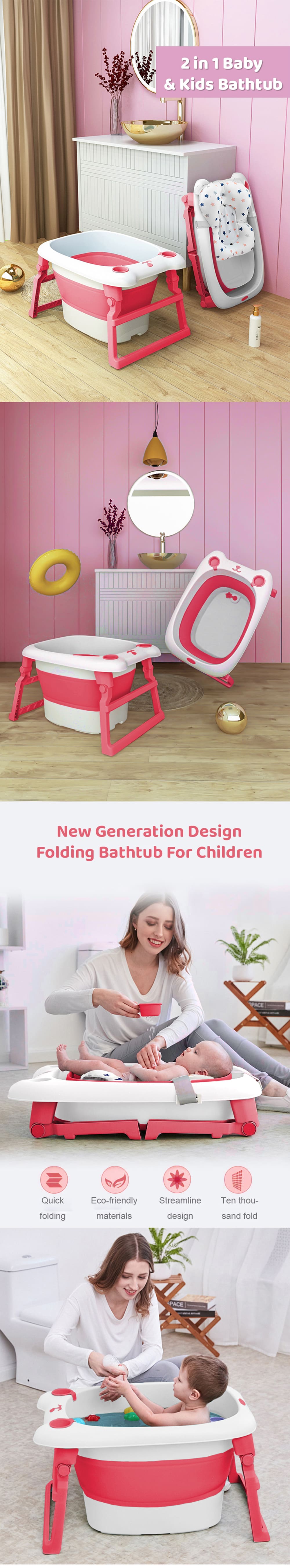 Collapsible bathtub