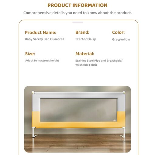 Details of Baby Bed Guardrail