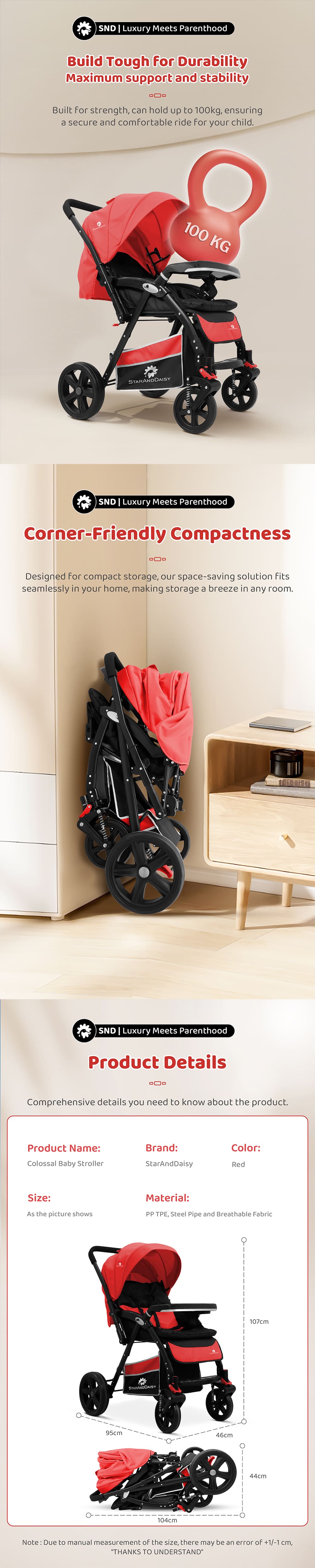 Details of Colosaal Baby Stroller