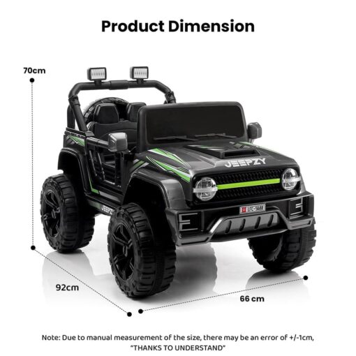 Dimension of Ride on Jeep-LFC-5689-Grey