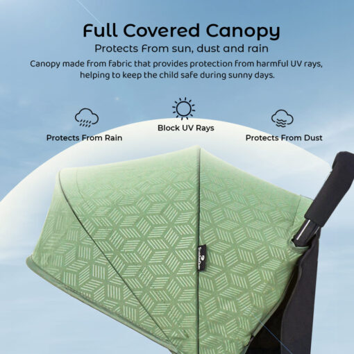 Baby Stroller With Full Covered Canopy